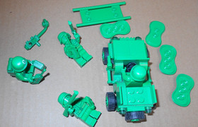 Lego Toy Story Lot 4 Soldier's + Jeep Parts ++
