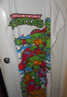 VINTAGE 1990 TMNT WAVE WARRIORS APPROX 4' CANNON COTTON BEACH TOWEL USA RARE HTF — photo 1