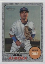 2017 Topps Heritage Hot Box Chrome Purple Refractor Albert Almora #THC-482 y0q