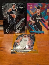 Fast Break Orange Prizm 2024-25 Panini Prizm Julian Champagnie Wembanyama Castle