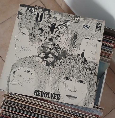 The Beatles Revolver Vinile LP 12" 33 giri Album Rock copertina fronte/retro prezzo ebay