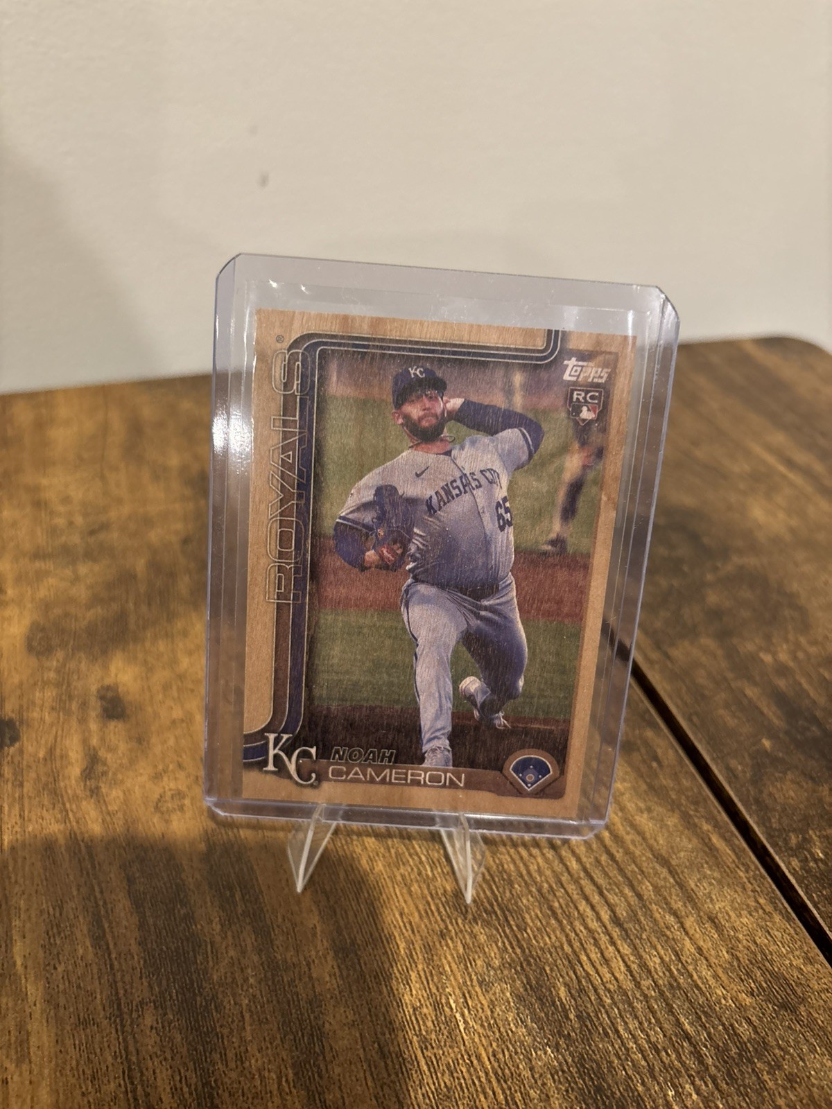 2025 Topps Update Noah Cameron (RC) US65 WOOD Insert #’d 11/25!