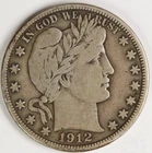 F 1912 D Barber Half Dollar
