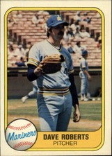 1981 Fleer #607 Dave Roberts - BB