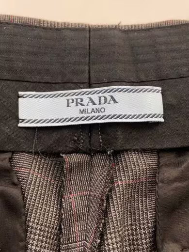 PRADA jeans/ 2019/ slacks/ size 36/ wool/ gray/ check thumbnail 4