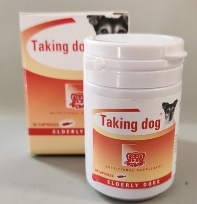 Taking Dog  Supplement for Elderly Dogs 30 Capsules Exp 11/26