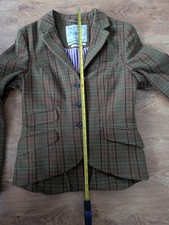 Jack Wills Checked Wool Blazer Jacket Size 14