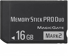 16GB Memory Stick PRO Duo for PSP Accessories1000 2000 3000 Camera Black