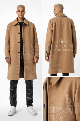 MSGM Milano Camel Neu mit Etikett Oversize Mantel Wolle Unisex