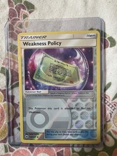Weakness Policy 126/147 Reverse Holo Uncommon Burning Shadows Pokemon NM
