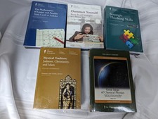 Lot Of 9 Different Subject Great Courses DVDs  Guidebooks Mostly New