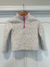 Vineyard Vines Girls Fleece Long Sleeve Quarter Zip Pullover XS