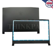 New MSI Katana GF66 11UE 11UG MS-1581 MS-1582 LCD Back Cover Lid Front Bezel