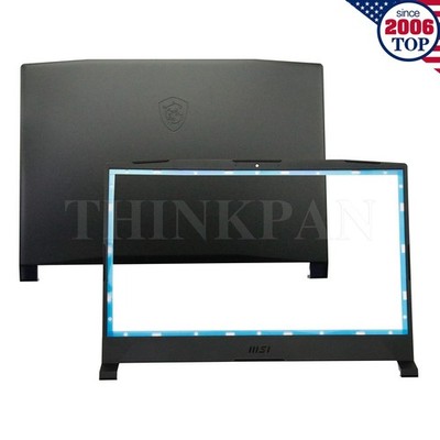 New MSI Katana GF66 11UE 11UG MS-1581 MS-1582 LCD Back Cover Lid + Front Bezel