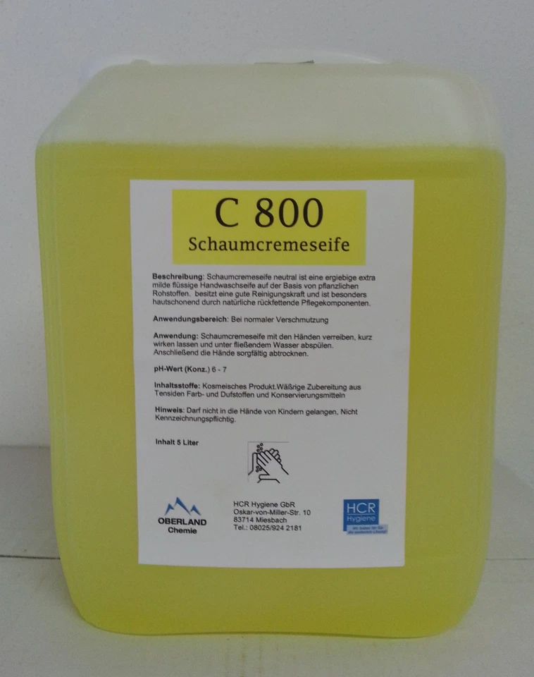 OBERLAND CHEMIE Jabón Espuma 5 Litros Envío Gratis