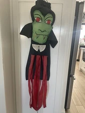 Vintage Dracula Vampire Four Star International Trading Windsock 1994 Halloween!