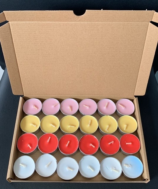 Requisite Needs Pack of 50 Unscented Tea Light Candles with 8 Hour Long Burn (5060757800006) for