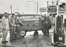 MOBIL GAS STATION PEGASUS VOLKSWAGEN TEST RUN 5X7 REPRINT