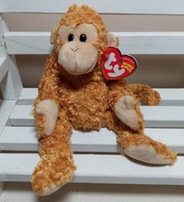 TY Beanie Baby FUMBLES the MONKEY NEW w/tag Protector