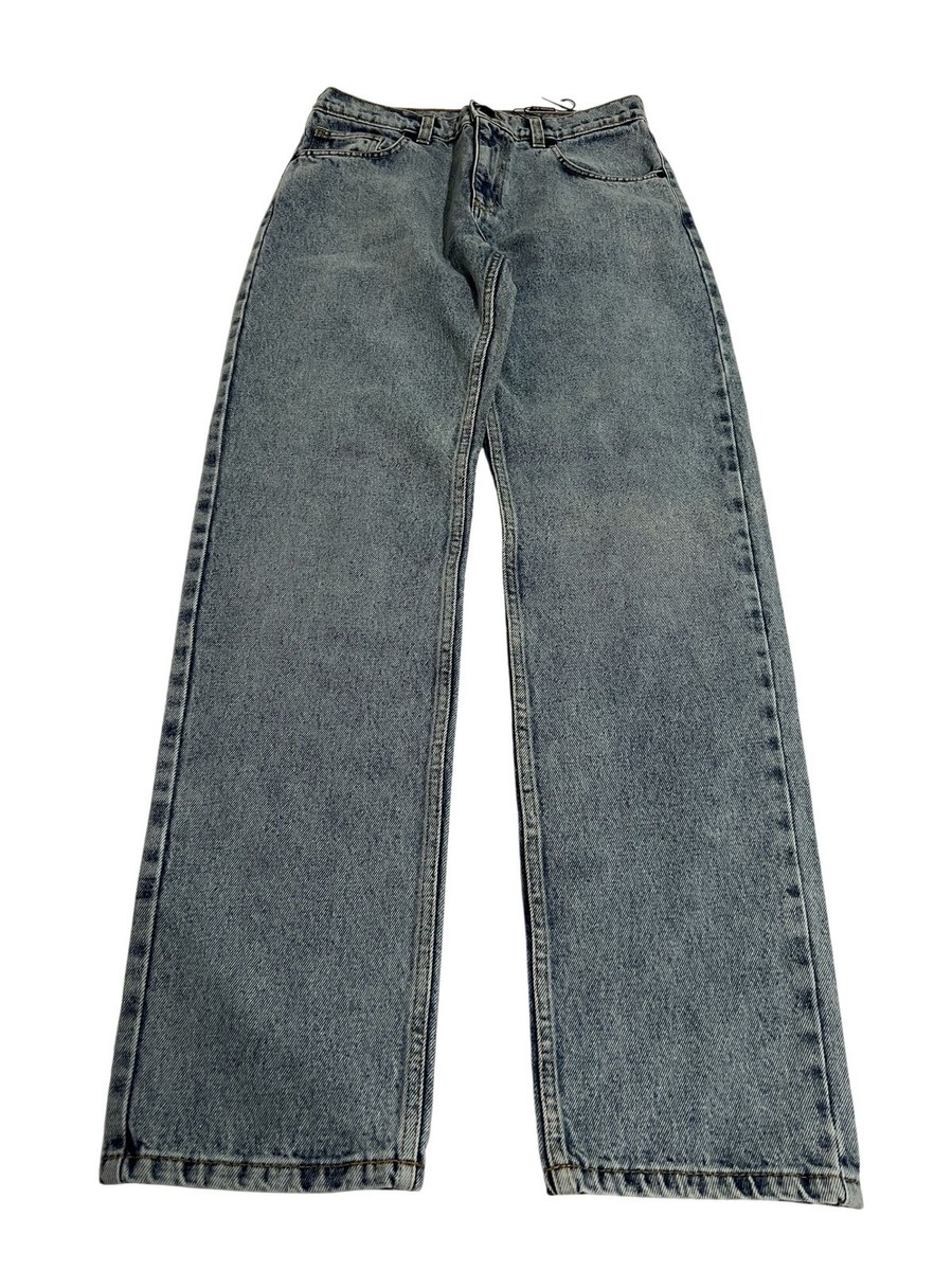 デニム・ジーパン THE MANNEI Women Straight Pants LAHTICO Blue The Mannei Straight Leg Jeans in Blue | eBay