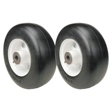 Set of 2 Wheel Solid Assembly 8x300x4 Walker Tires