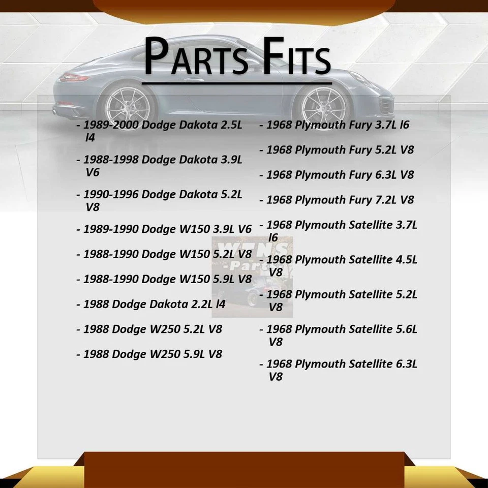 Cable de velocímetro superior para Dodge W150 1989-1990 3,9 L 1988-1990 Dodge W150 5,2 L Foto 2 de 4