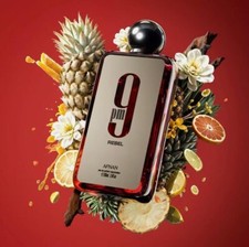 Afnan 9PM Rebel Eau de Parfum Spray Unisex 3,4 once / 100 ml (NUOVO LANCIO) - SPEDIZIONE GRATUITA