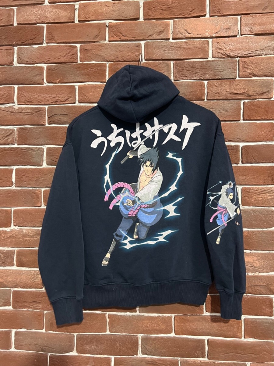 Sasuke Pullover Bershka Difuzed Naruto Shippuden Men's Boys' Crew
