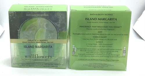 Bath & Body Works ISLAND MARGARITA Wallflowers 2 PACK LOT OF 2 READ DETAILS - Picture 2 of 2