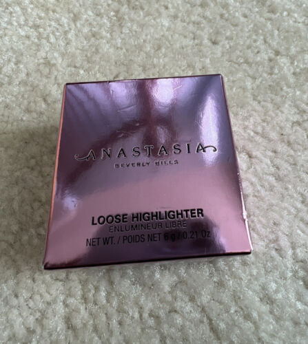 Anastasia Beverly Hills Loose Highlighter Powder Peach Fizz Metallic Finish  - Picture 1 of 2