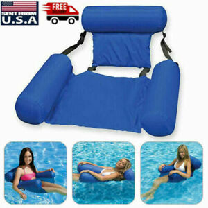 Swimming Inflatable Floating Floats Summer Lounge Bed Chairs Water Hammock Pools