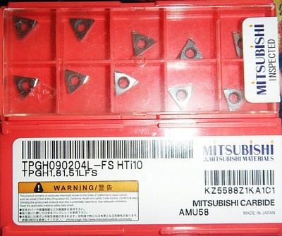   TPGH090204L-FS HTI10 TPGH1.81.51LFS Carbide Insert NEW 10PCS/box #F4#