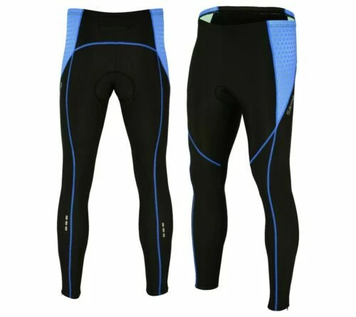 Blue Compression Cycling Trousers