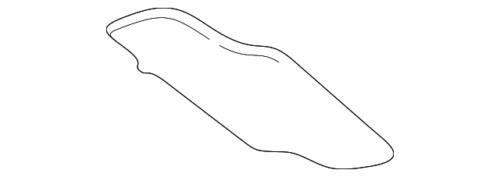 Visera del sol para Ford (N/P 3W7Z-5404105-DAA)