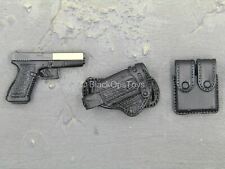 1//6 scale toy G4 Michael Chan Police FBI 9MM Pistol /& Duty Belt Set Holster