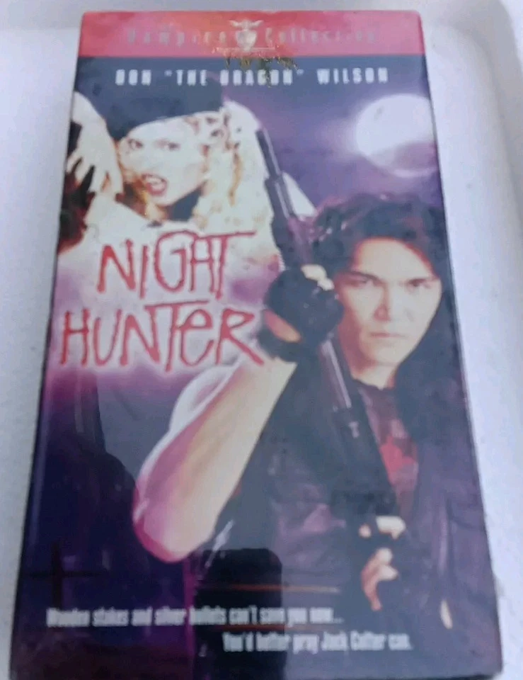 NIGHT HUNTER VHS  Tape SEALED "Don THE Dragon Wilson" RARE HORROR VAMPIRE FILM - Image 3 of 4