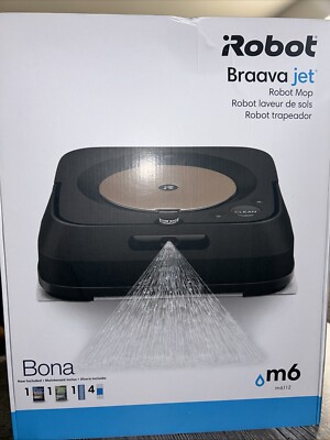 iRobot Braava Jet M 6 Robot Mop - Black