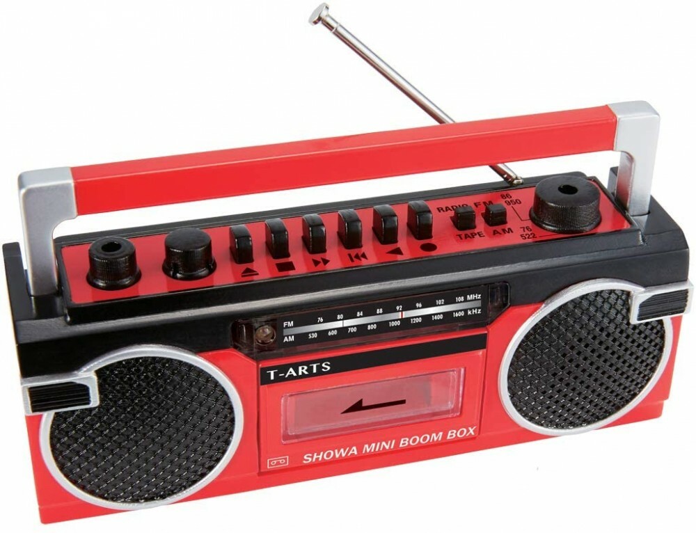 The Showa Series Showa Mini Radio cassette 80s Nostalgic Toy