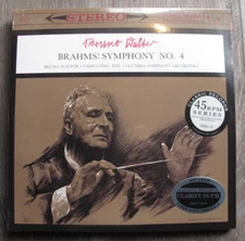 Classic Records MS 6113 BRAHMS Walter SYMPHONY 4 200G CLARITY 4XLP 45 RPM SEALED