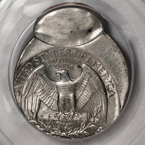 1995 PCGS MS65 Double Struck Both Off Center Quarter Mint Error Great Eye Appeal - Picture 3 of 4