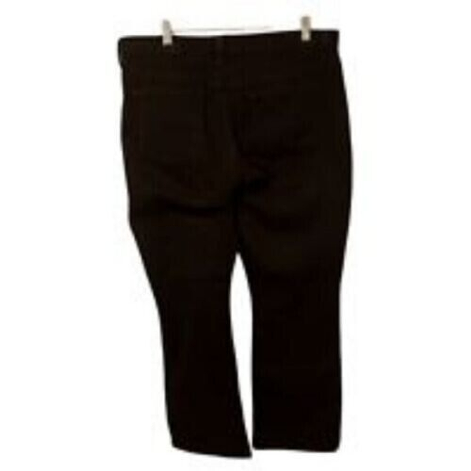 Basic Editions Womens Size 16S Black  Solid Cropp… - image 10