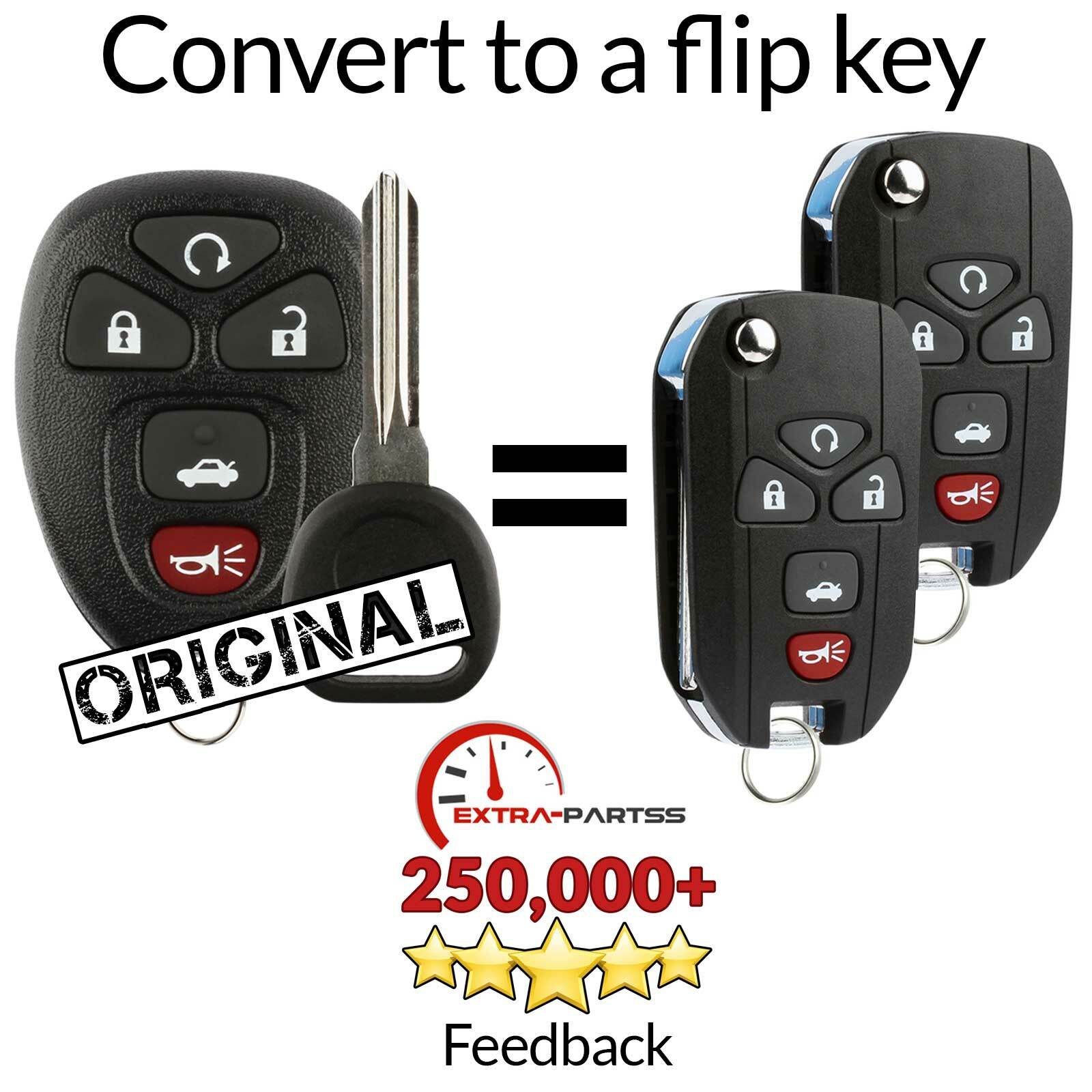 2 For 2006 2007 2008 2009 2010 Chevrolet Cobalt Keyless Entry Remote Flip Key