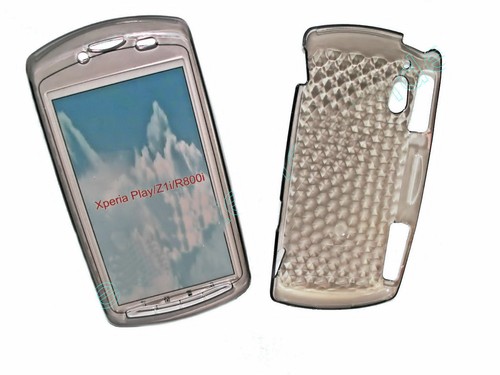 Silikon TPU Handy Hülle Cover Case Schutz in Smoke für Sony Ericsson Xperia Play - Picture 4 of 10