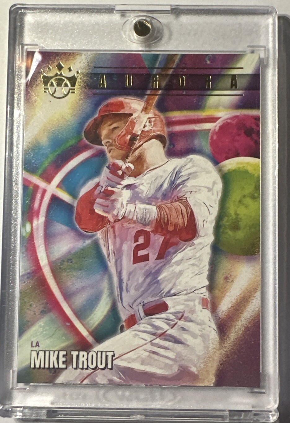 Mike Trout Case Hit Aurora 2022 Diamond Kings SSP🔥