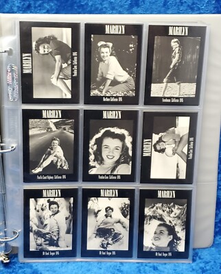 ストラップ Mari Monroe and other charms 9-piece set Vtg Marilyn Monroe Trading Card Set Lot (130) Holochrome
