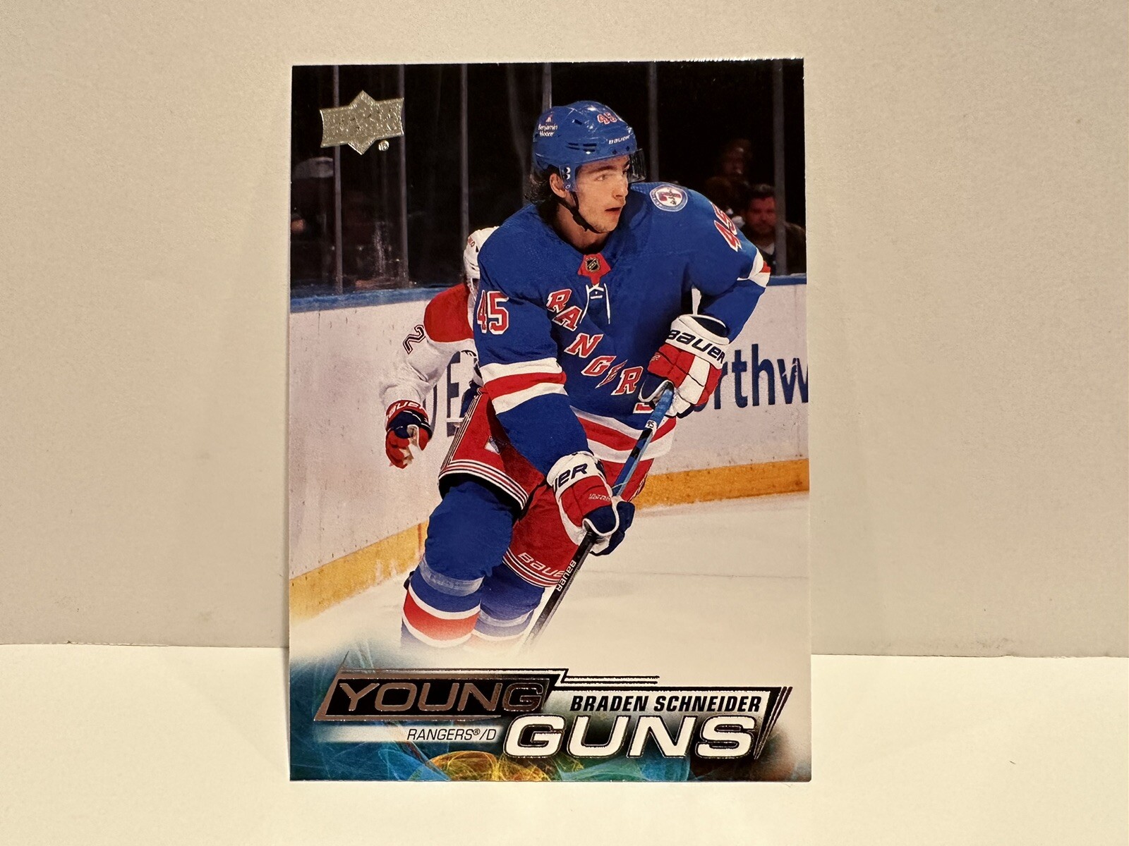 2022-23 Upper Deck Series 1 Young Guns Braden Schneider #214 Rookie RC Hockey!