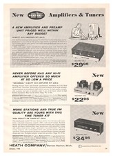 Print Ad 1960 Heathkit Company Benton Harbor MI Amplifiers & Tuners