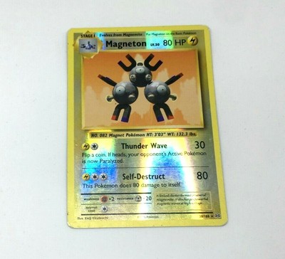 XY EVOLUTIONS MAGNETON 38//108 RARE HOLO REVERSE Pokemon