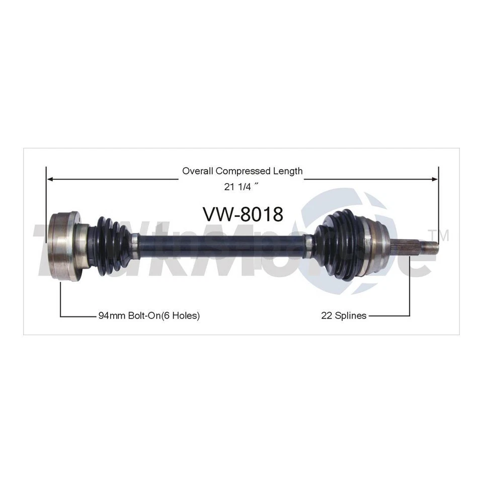 Передние шарниры в сборе 2x для пикапа Volkswagen Rabbit 1980 года 1,5 л - Изображение 4 из 4