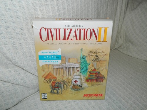 Civilization II – Big Box PC, Version PAL, Jeu Vidéo D'occasion